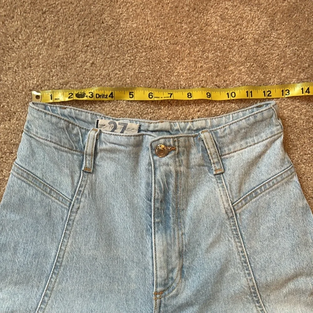 We the Free People Florence Flare High Rise light indigo Jeans size 27 - Picture 6 of 11